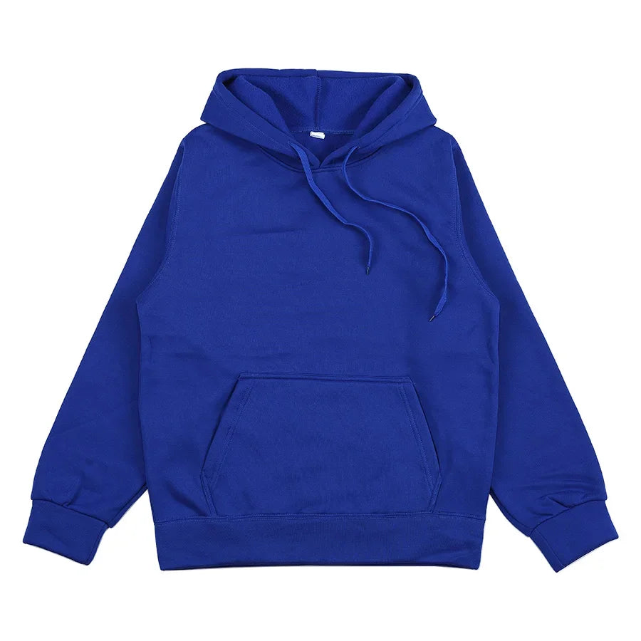 2023 Brand Men's Hoodie Harajuku Student Sweatshirt Pure Color Fashion Simple Streetwear Men's And Women's Pullover Sweatshirt