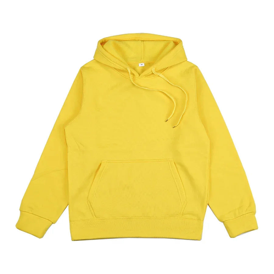 2023 Brand Men's Hoodie Harajuku Student Sweatshirt Pure Color Fashion Simple Streetwear Men's And Women's Pullover Sweatshirt